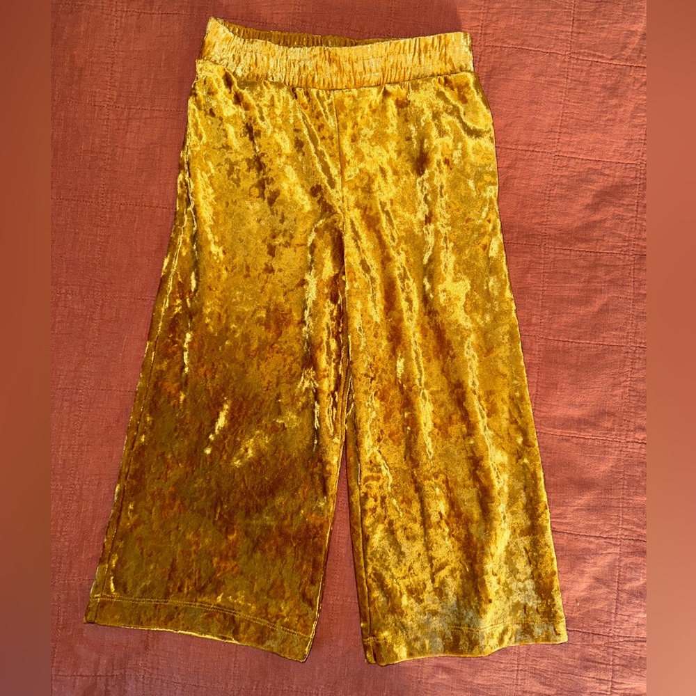 Cat & Jack Wide Leg Velvet Trousers